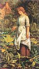 Arthur Paintings - Phyllis by Arthur Hughes